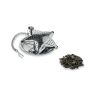 Tea filter in star shape, Matt Silver