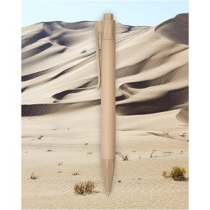 Terra corn plastic ballpoint pen, Sand (Metallic pen)