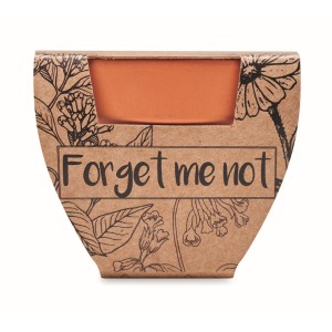 Terracotta pot 'forget me not' (Gartenarbeit)