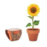 Terracotta pot 'sunflower', Wood <font size=1>[ENG]</font> (MO6147-40)