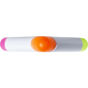 Textmarker aus Kunststoff Mica, Wei (Leuchtstifte)