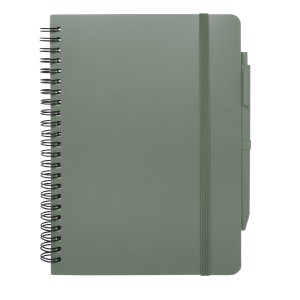 Thalaasa A5 ocean-bound hard cover notebook with ballpoint p (Notebooks)