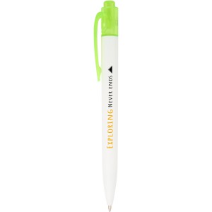 Thalaasa ocean-bound plastic ballpoint pen, Transparent gree (Plastic pen)