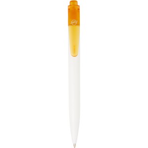 Thalaasa ocean-bound plastic ballpoint pen, Transparent oran (Plastic pen)