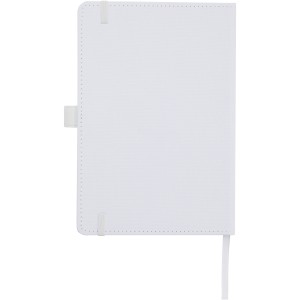 Thalaasa ocean-bound plastic hardcover notebook, White (Notebooks)