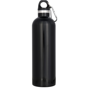 Atlantic vacuum insulated bottle, solid black (Thermos)