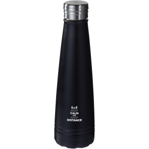 Duke 500 ml copper vacuum insulated sport bottle, solid black (Thermos)