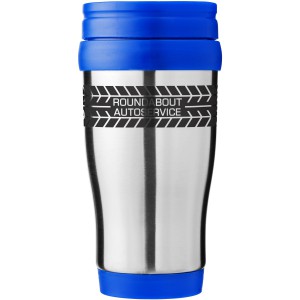 Sanibel 400 ml insulated mug, Silver,Blue (Thermos)