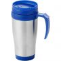 Sanibel 400 ml insulated mug, Silver,Blue