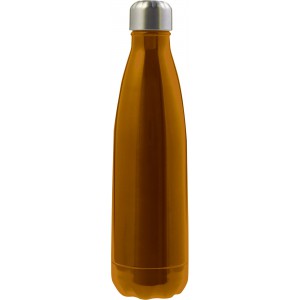 Stainless steel double walled flask Lombok, orange (Thermos)