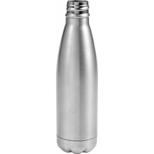 Stainless steel double walled flask Lombok, silver (Thermos)
