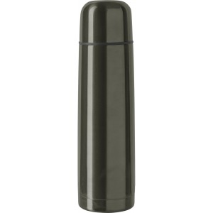 Stainless steel double walled flask Mona, gun metal (Thermos)