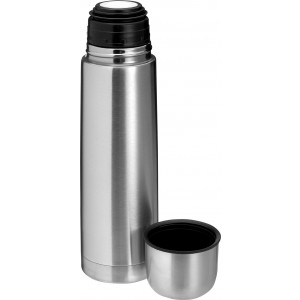 Stainless steel double walled flask Mona, silver (Thermos)