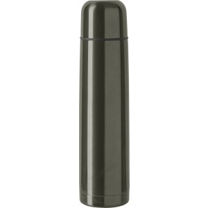 Stainless steel double walled flask Quentin, gun metal (Thermos)