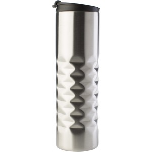Stainless steel mug Kamir, silver (Thermos)