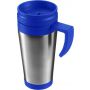 Stainless steel travel mug Dev, blue