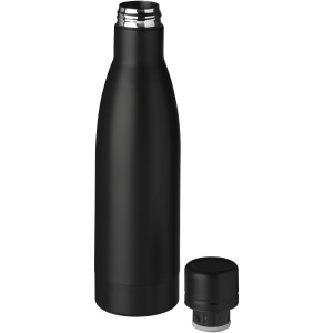 Vasa 500 ml copper vacuum insulated sport bottle, solid black (Thermos)