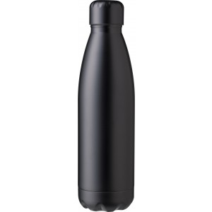 Doppelwandige Edelstahlflasche (500 ml) Amara, Schwarz