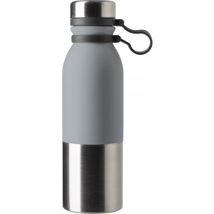 Edelstahlflasche (600 ml) Will, Grau