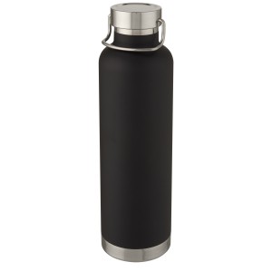 Thor 1 l Kupfer-Vakuum Isoliersportflasche, schwarz