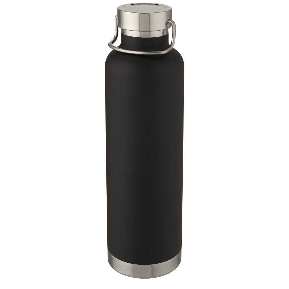 Thor 1 l Kupfer-Vakuum Isoliersportflasche, schwarz (Thermosflaschen)