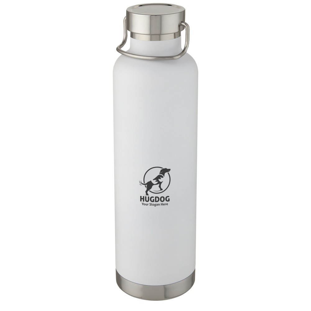 Thor 1 l Kupfer-Vakuum Isoliersportflasche, weiss (Thermosflaschen)