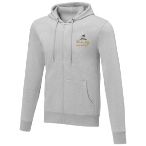 Theron men?s full zip hoodie, Heather grey (Pullovers)