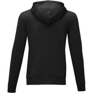 Theron men's full zip hoodie, Solid black (Pullovers)