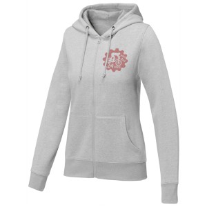 Theron women?s full zip hoodie, Heather grey (Pullovers)