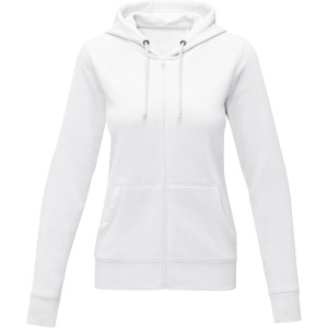 Theron women's full zip hoodie, White (Pullovers)