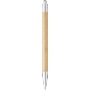 Tiflet recycled paper ballpoint pen, Brown (Wooden, bamboo, carton pen)