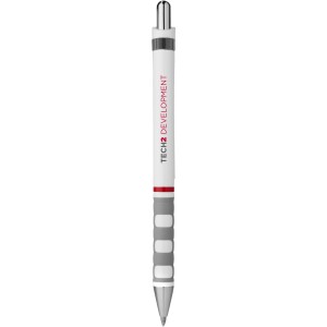 Tikky ballpoint pen with wavy grip, White (Pencils)