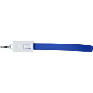 Ladekabel aus PVC mit Schlsselbund Pierre, Kobaltblau