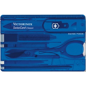 Nylon Victorinox SwissCard Classic multitool, blue (Tools)
