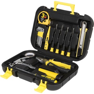 Sounion 16-piece tool box, solid black (Tools)