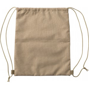 rPET-Polyester (600D) Kordelzugtasche Ansel, Khaki