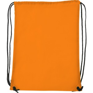 Turnbeutel aus Polyester Steffi, Neonorange