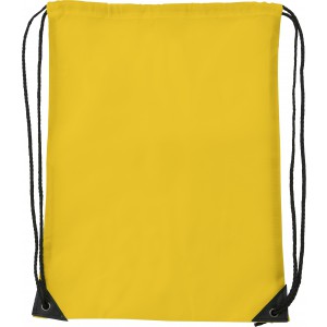 Turnbeutel aus Polyester Steffi, Gelb