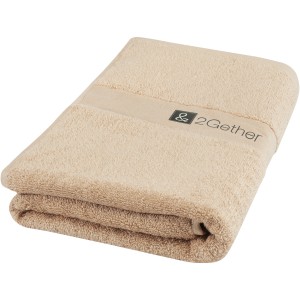 Amelia 450 g/m2 cotton bath towel 70x140 cm, Beige (Towels)