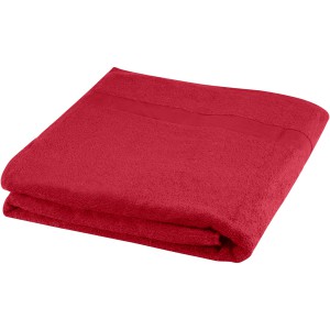 Evelyn 450 g/m2 cotton bath towel 100x180 cm, Red (Towels)