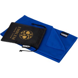 Raquel cooling towel made from recycled PET, Royal blue (Towels)
