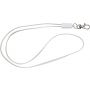 TPE 2-in-1 lanyard Marguerite, white