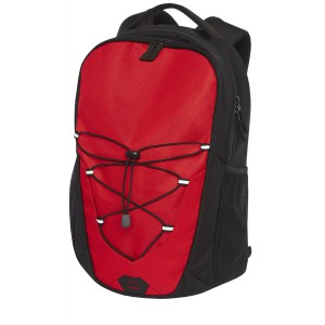 Trails backpack, Red, Solid black (Backpacks)