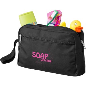 Transit toiletry bag, solid black (Cosmetic bags)