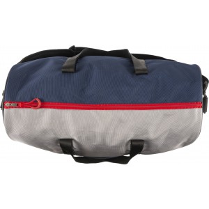 Polyester (210D) sports bag, blue (Travel bags)