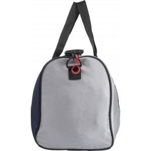 Polyester (210D) sports bag, blue (Travel bags)