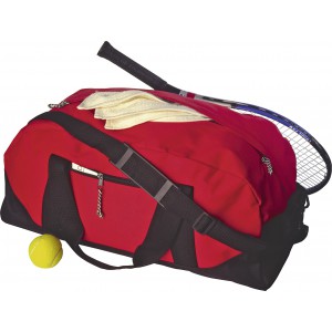 Polyester (600D) sports bag Amir, red (Travel bags)