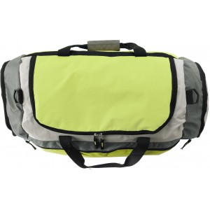 Polyester (600D) sports bag, lime (Travel bags)