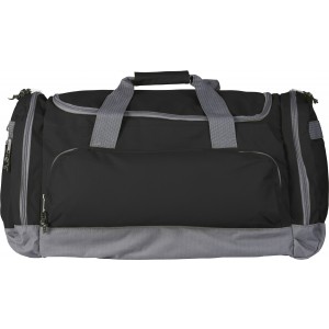 Polyester (600D) sports bag Lorenzo, black (Travel bags)