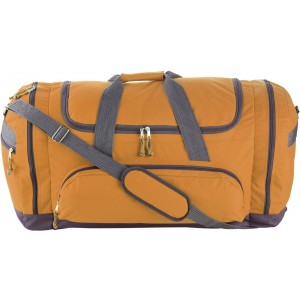 Polyester (600D) sports bag Lorenzo, orange (Travel bags)